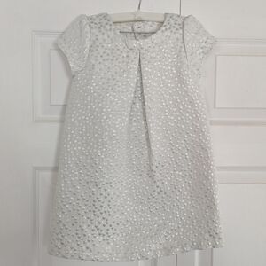 Crazy 8 Shimmering Silver Kids Dress